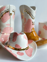 Load image into Gallery viewer, Cow Print Cowboy Hat