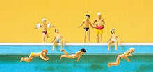 Load image into Gallery viewer, Preiser 10307 HO Scale Recreation &amp; Sports -- Children at the Pool pkg(8)