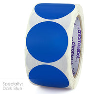 Load image into Gallery viewer, 2&quot; Removable Color-Code Round Dot Inventory Labels: 500/Roll