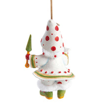 Load image into Gallery viewer, Dash Away Blitzen's Elf Ornament by Patience Brewster
