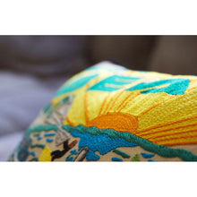 Load image into Gallery viewer, Daytona Beach Hand-Embroidered Pillow