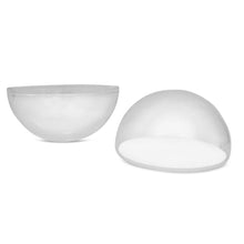 Load image into Gallery viewer, 3.15-Inch Clear Plastic Fillable Christmas Ball Ornaments for DIY Projects: Set of 3