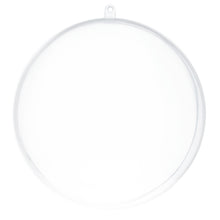 Load image into Gallery viewer, 5.5-Inch DIY Fillable Clear Plastic Christmas Ball Ornament