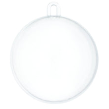 Load image into Gallery viewer, 2.7-Inch Clear Plastic Fillable Christmas Ball Ornament for DIY Crafting