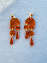 Load image into Gallery viewer, Dreamy Swirl Statement Earrings