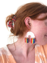 Load image into Gallery viewer, Rainbow Cloud Pride Earrings