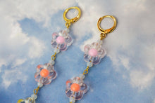 Load image into Gallery viewer, Dreamy Pastel Flower Rainbow Earrings