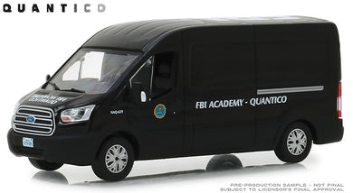 Greenlight 86157 1/43 Scale Fbi Academy Quantico - 2015 Ford Transit Van
