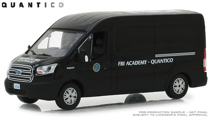 Greenlight 86157 1/43 Scale Fbi Academy Quantico - 2015 Ford Transit Van