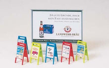 Load image into Gallery viewer, Preiser 17208 HO Scale Advertising Boards - Kit
