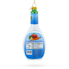 Load image into Gallery viewer, Ranch Dressing Bottle Glass Christmas Ornament