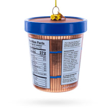 Load image into Gallery viewer, Chocolate Ice Cream Pint Glass Christmas Ornament