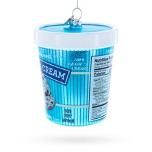 Load image into Gallery viewer, Cookies Ice Cream Pint Glass Christmas Ornament