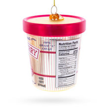 Load image into Gallery viewer, Strawberry Ice Cream Pint Glass Christmas Ornament