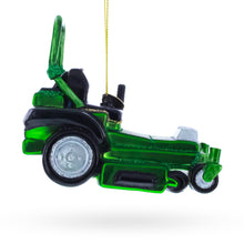 Load image into Gallery viewer, Riding Lawn Mower Glass Christmas Ornament