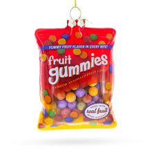 Load image into Gallery viewer, Fruit Gummies Candy Bag Glass Christmas Ornament