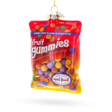 Load image into Gallery viewer, Fruit Gummies Candy Bag Glass Christmas Ornament