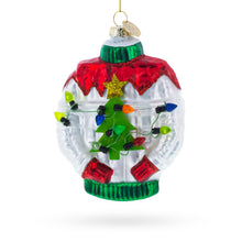 Load image into Gallery viewer, Ugly Christmas Sweater Glass Christmas Ornament