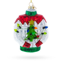 Load image into Gallery viewer, Ugly Christmas Sweater Glass Christmas Ornament