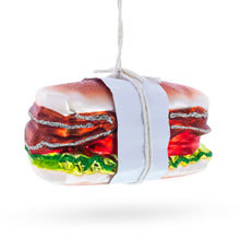 Load image into Gallery viewer, Fresh Sandwich Glass Christmas Ornament