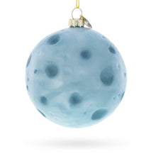 Load image into Gallery viewer, Astronaut on a Moon Glass Christmas Ornament