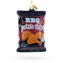 Load image into Gallery viewer, BBQ Potato Chips Bag Glass Christmas Ornament