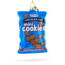 Load image into Gallery viewer, Chocolate Chip Cookies Bag Glass Christmas Ornament