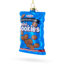 Load image into Gallery viewer, Chocolate Chip Cookies Bag Glass Christmas Ornament