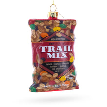 Load image into Gallery viewer, Trail Mix Snack Bag Glass Christmas Ornament