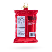 Load image into Gallery viewer, Trail Mix Snack Bag Glass Christmas Ornament