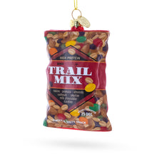 Load image into Gallery viewer, Trail Mix Snack Bag Glass Christmas Ornament