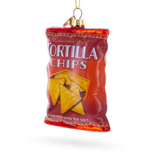 Load image into Gallery viewer, Tortilla Chips Bag Glass Christmas Ornament