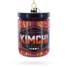 Load image into Gallery viewer, Spicy Kimchi Jar Glass Christmas Ornament
