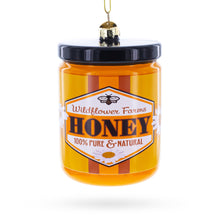 Load image into Gallery viewer, Honey Jar Glass Christmas Ornament
