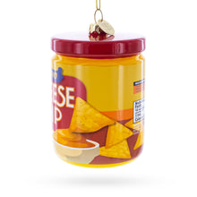 Load image into Gallery viewer, Nacho Cheese Dip Jar Glass Christmas Ornament