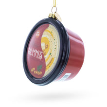 Load image into Gallery viewer, Hummus Glass Christmas Ornament