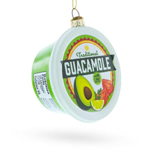 Load image into Gallery viewer, Traditional Guacamole Glass Christmas Ornament