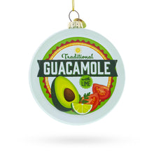 Load image into Gallery viewer, Traditional Guacamole Glass Christmas Ornament