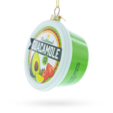 Load image into Gallery viewer, Traditional Guacamole Glass Christmas Ornament