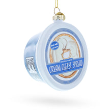 Load image into Gallery viewer, Cream Cheese Spread Glass Christmas Ornament