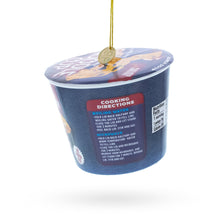 Load image into Gallery viewer, Instant Noodle Ramen Cup Glass Christmas Ornament