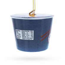 Load image into Gallery viewer, Instant Noodle Ramen Cup Glass Christmas Ornament