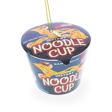 Load image into Gallery viewer, Instant Noodle Ramen Cup Glass Christmas Ornament