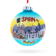 Load image into Gallery viewer, Spain Attraction Glass Ball Christmas Ornament