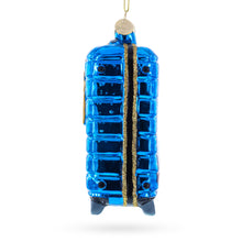 Load image into Gallery viewer, London Landmarks Suitcase Glass Christmas Ornament