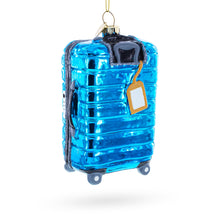 Load image into Gallery viewer, Hawaii Travel Suitcase Glass Christmas Ornament