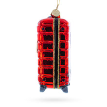 Load image into Gallery viewer, Paris Landmarks Suitcase Glass Christmas Ornament