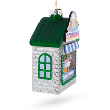 Load image into Gallery viewer, Oktoberfest Santa Beer Stand Glass Christmas Ornament