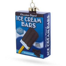 Load image into Gallery viewer, Ice Cream Bars Box Glass Christmas Ornament