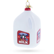 Load image into Gallery viewer, Farm Fresh Milk Jug Glass Christmas Ornament
